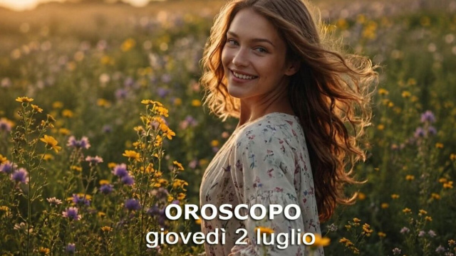 Locandina per l'oroscopo di gioved&igrave; 2 luglio 2026 - &copy; Gemini IA.