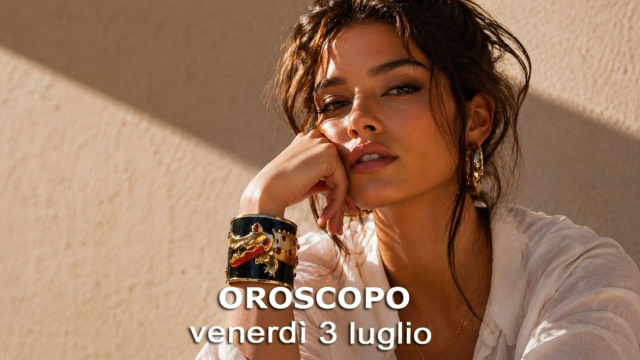 Locandina per l'oroscopo di venerd&igrave; 3 luglio 2026 - &copy; Gemini IA.