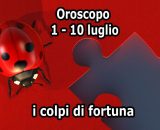 Locandina per l'oroscopo dei colpi di fortuna - &copy; Pixabay IA.
