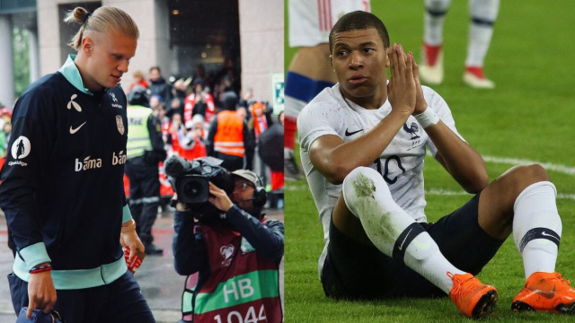 Haaland e Mbapp&eacute;, la sfida del gruppo I.