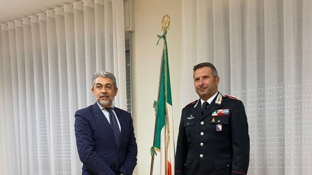 Il Questore in visita al comando provinciale dei Carabinieri di ... &copy; Creative Commons