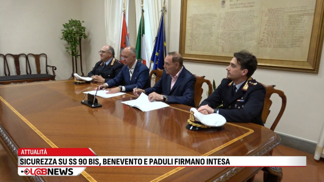VIDEO - Sicurezza su SS 90 Bis, Benevento e Paduli firmano intesa ... &copy; Creative Commons