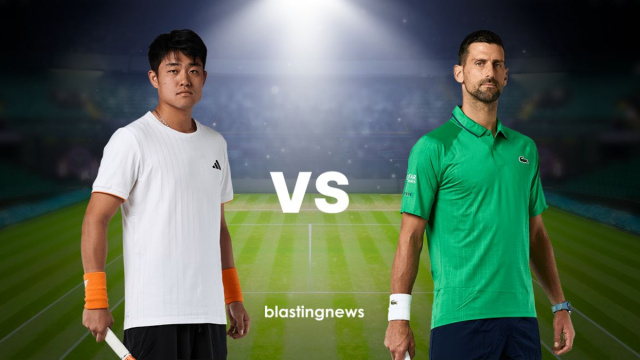 Yibing Wu e Novak Djokovic. &copy; Blasting News