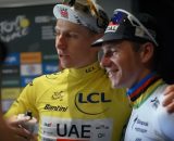 Tadej Pogacar e Remco Evenepoel - &copy; Screenshot Eurosport