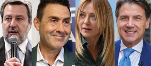 Sondaggi: cresce il Movimento 5 Stelle; crolla la Lega, exploit del partito di Vannacci