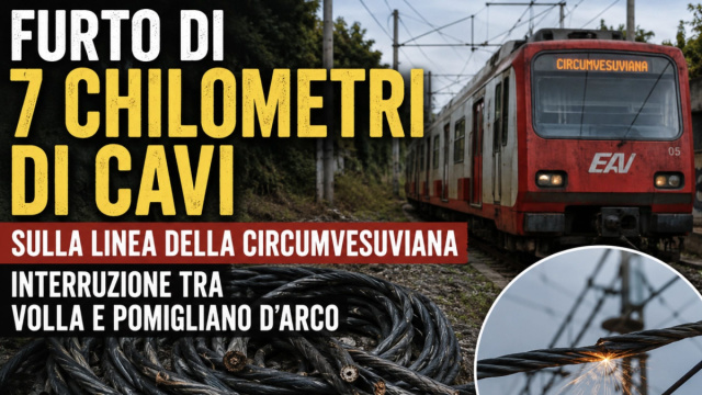 Furto di 7km di cavi sulla Circumvesuviana: linea interrotta tra ... &copy; Creative Commons