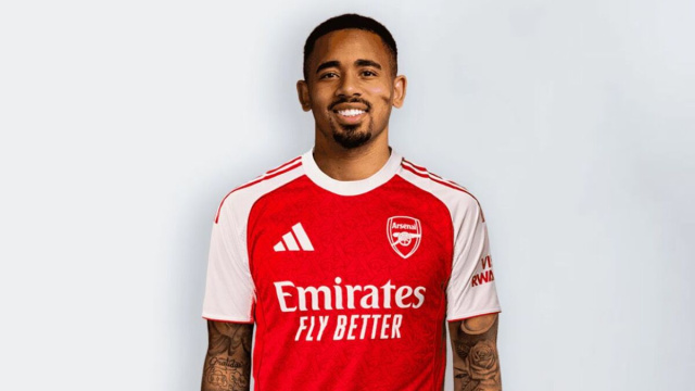 Gabriel Jesus, attaccante dell'Arsenal. Foto &copy; Arsenal