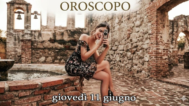 Locandina per l'oroscopo di gioved&igrave; 11 giugno 2026 - &copy; Gemini IA.