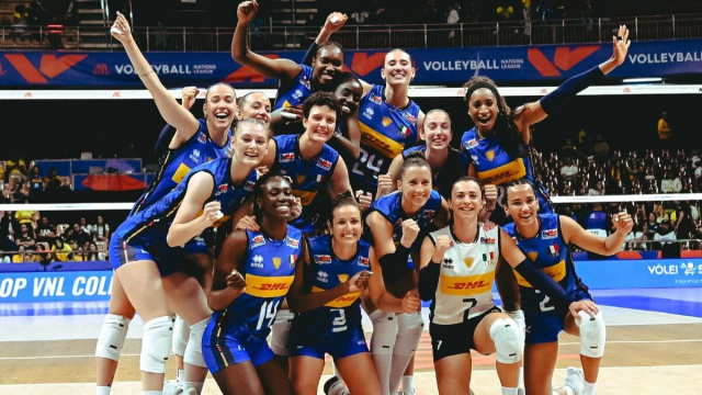 Nazionale italiana di pallavolo &copy; Pagina Facebook ufficiale della Federazione Italiana Pallavolo