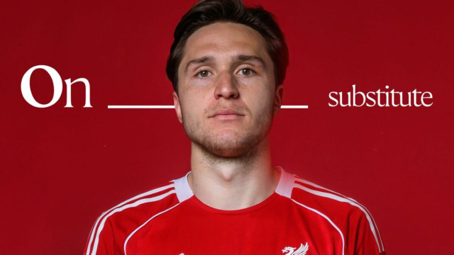 Federico Chiesa, attaccante del Liverpool. Foto &copy; Liverpool