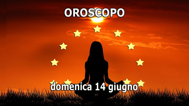 Locandina per l'oroscopo di domenica 14 giugno 2026 - &copy; Roberta Carsoli.