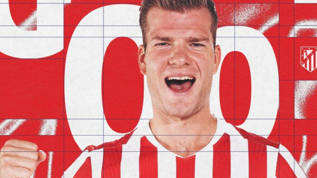 Alexander Sorloth, attaccante dell'Atletico Madrid. Foto &copy; Atletico Madrid