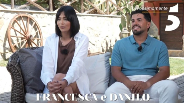 Francesca e Danilo (Screenshot da Canale 5).