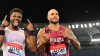Alfred e Lyles, campioni olimpici, si allenano a Castelporziano