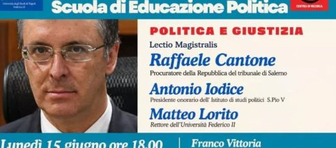 Cantone a Baiano per la Scuola di Politica: al centro il rapporto tra giustizia e legalità