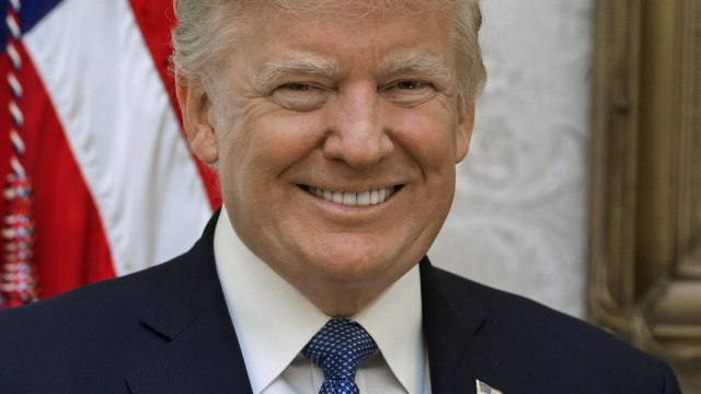 File:Donald Trump official portrait.jpg - Wikipedia &copy; Creative Commons