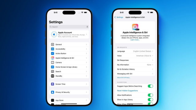 Impostazioni di Apple Intelligence visibili nel simulatore iOS 18 ... &copy; Creative Commons