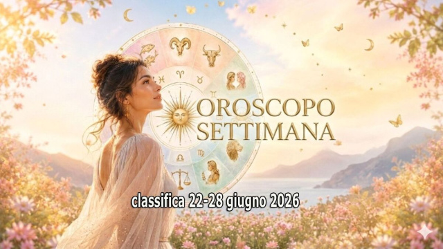 Locandina per l'oroscopo della settimana 22-28 giugno 2026 - &copy; Pixabay.