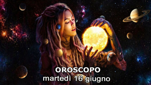 Locandina per l'oroscopo di marted&igrave; 16 giugno 2026 - &copy; Gemini IA.
