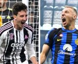 Andrea Cambiaso, esterno della Juventus - Foto da &copy; Juventus. Davide Frattesi, centrocampista dell'Inter. Foto &copy; Inter