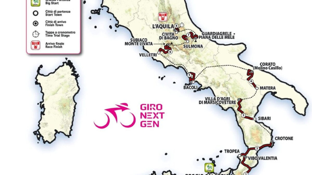 Il percorso del Giro d'Italia Next Gen - &copy; RCS Sport