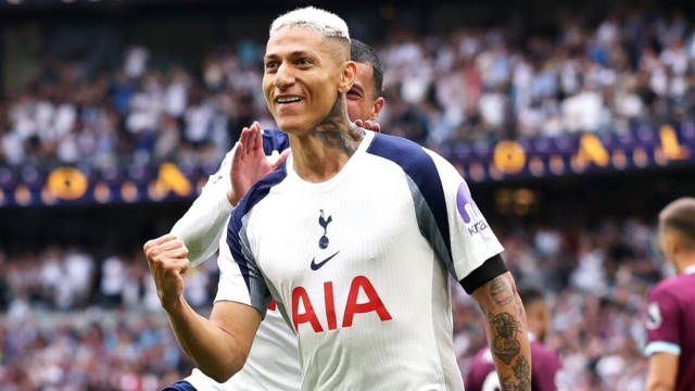 Richarlison, attaccante del Tottenham. Foto &copy; Premier League