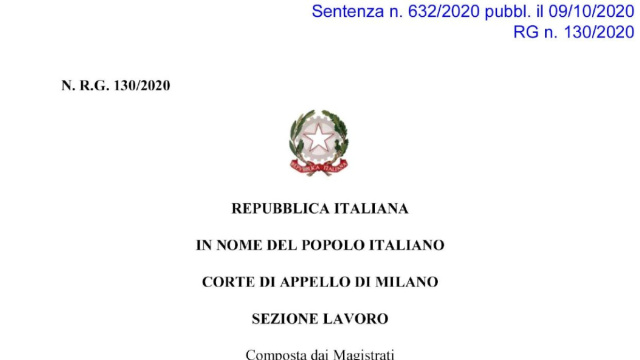 Apprendistato - Recesso - Decorrenza del preavviso - Corte d ... &copy; Creative Commons