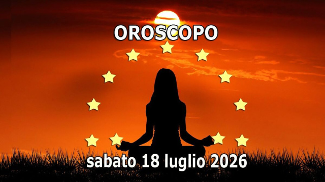 Locandina per l'oroscopo di sabato 18 luglio 2026 - &copy; Roberta Carsoli.