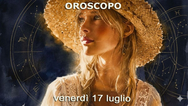 Locandina per l'oroscopo di venerd&igrave; 17 luglio 2026 - &copy; Gemini IA.
