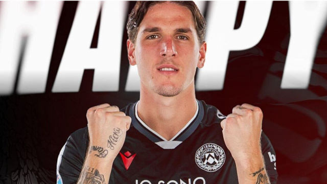 Nicol&ograve; Zaniolo, attaccante dell'Udinese. Foto &copy; Udinese