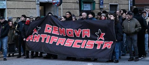 Genova, Vannacci in piazza Leopardi: alta tensione per i presidi antifascisti