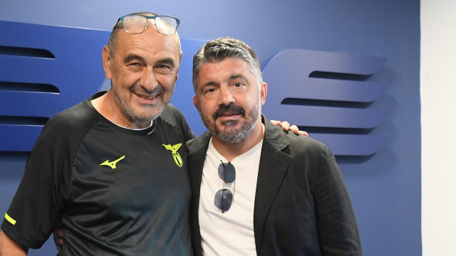 Il Ct Gattuso fa visita alla Lazio, oggi incontro con mister Sarri ... &copy; Creative Commons