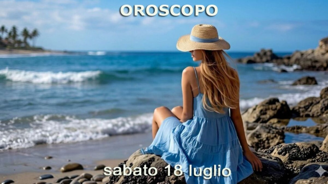 Locandina per l'oroscopo di sabato 18 luglio 2026 - &copy; Gemini IA.