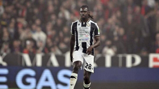 Oumar Solet, difensore dell'Udinese. Foto &copy; Udinese