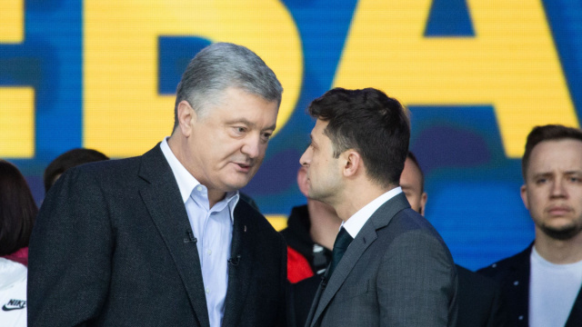 File:Debates of Petro Poroshenko and Vladimir Zelensky (2019-04-19 ... &copy; Creative Commons