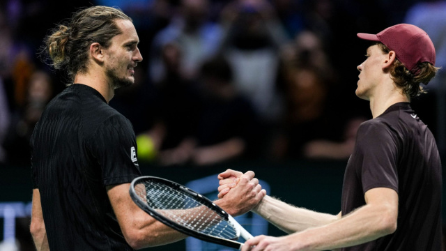 L'incontro tra Jannik Sinner e Alexander Zverev alle Atp Finals ... &copy; Creative Commons
