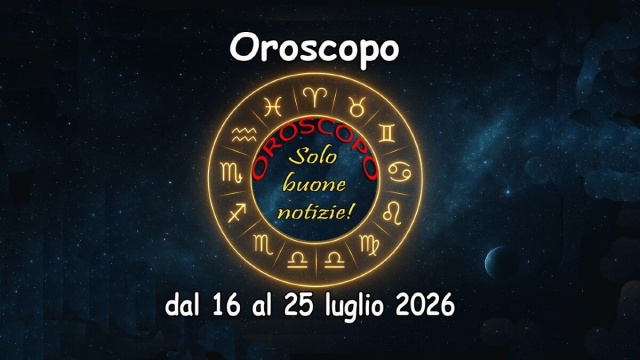 Locandina per l'oroscopo delle buone notizie - &copy; Roberta Carsoli.