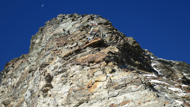 Cervino Cresta H&ouml;rnli - Via Normale Svizzera - Guida Peakshunter &copy; Creative Commons