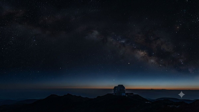 Cielo stellato e mare notturno-&copy;Gemini AI