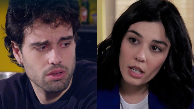 Nunzio e Rossella - screenshot &copy; Un posto al sole.