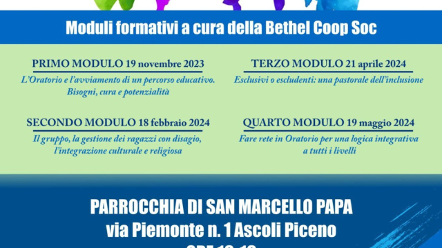 Oratori diocesani: il percorso di formazione per il 2023-2024 ... &copy; Creative Commons