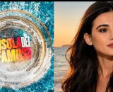 Il logo dell'Isola dei famosi e Zeudi Di Palma &copy; Mediaset/Instagram