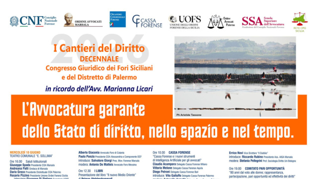 Al via a Marsala la X edizione de &ldquo;I Cantieri del Diritto&rdquo;: l ... &copy; Creative Commons