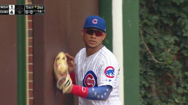 Cubs' Willson Contreras starts in left field &copy; Creative Commons