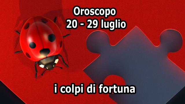 Locandina per l'oroscopo dei colpi di fortuna - &copy; Pixabay IA.