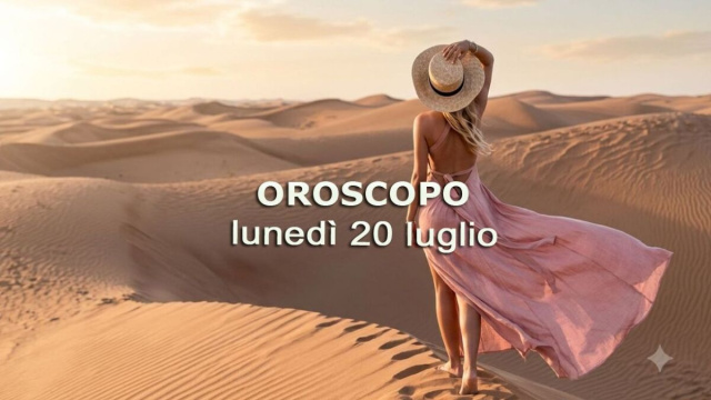 Locandina per l'oroscopo di luned&igrave; 20 luglio 2026 - &copy; Gemini IA.