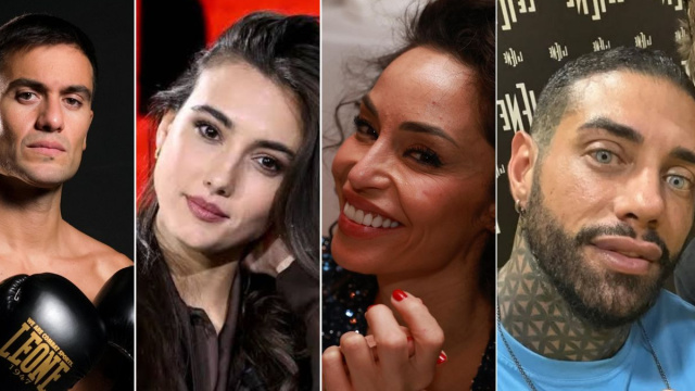 Pierpaolo Pretelli, Zeudi Di Palma, Raffaella Fico e Francesco Chiofalo &copy; Instagram