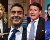 Giorgia Meloni, Roberto Vannacci, Giuseppe Conte ed Elly Schlein (&copy; Facebook)