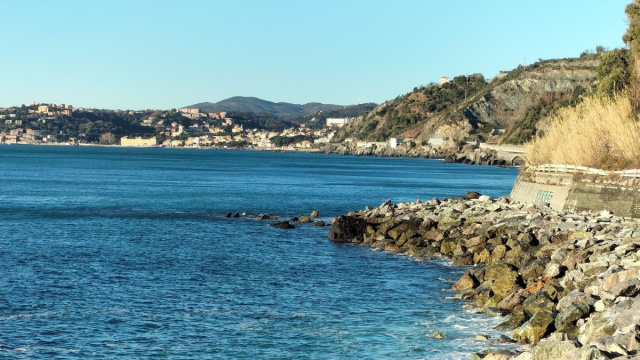 Cogoleto &ndash; Pista Ciclabile Lungomare Europa giro ad anello con ... &copy; Creative Commons
