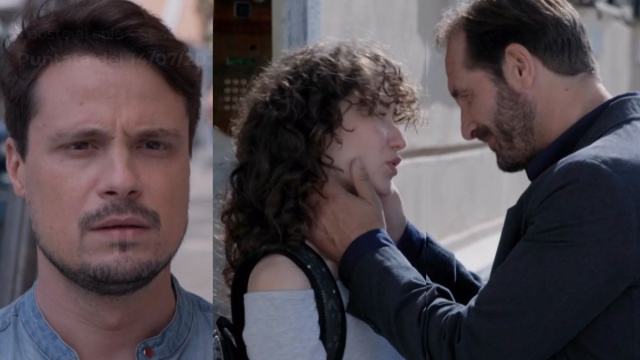 Gianluca, Anna e Alberto - screenshot &copy; Un posto al sole.